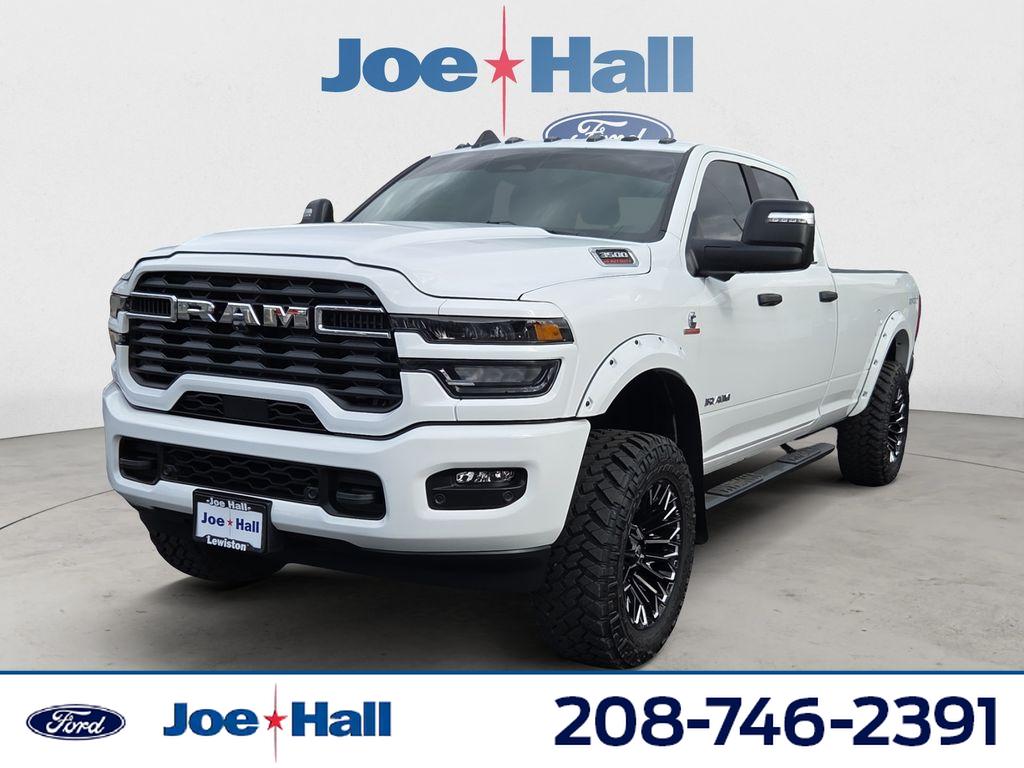Bright White Clearcoat 2025 RAM 3500 Big Horn Crew Cab LB 4WD Pickup Truck Four-Wheel Drive 8-Speed Automatic