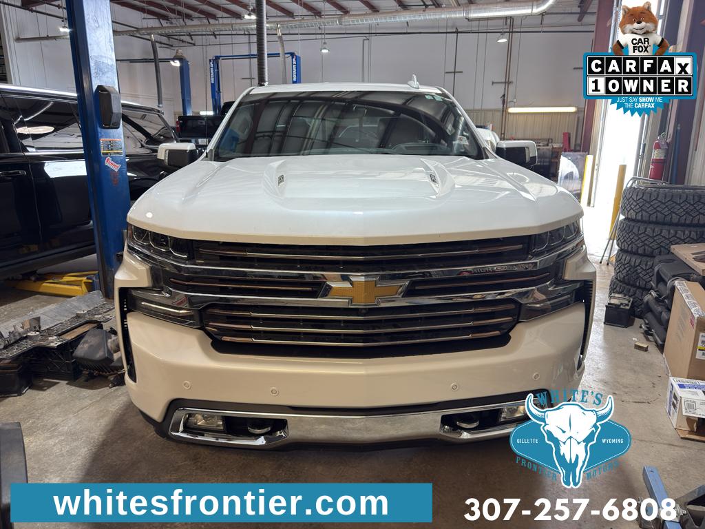 White (Iridescent Pearl Tricoat) 2020 Chevrolet Silverado 1500 High Country Crew Cab 4WD Pickup Truck Four-Wheel Drive Automatic