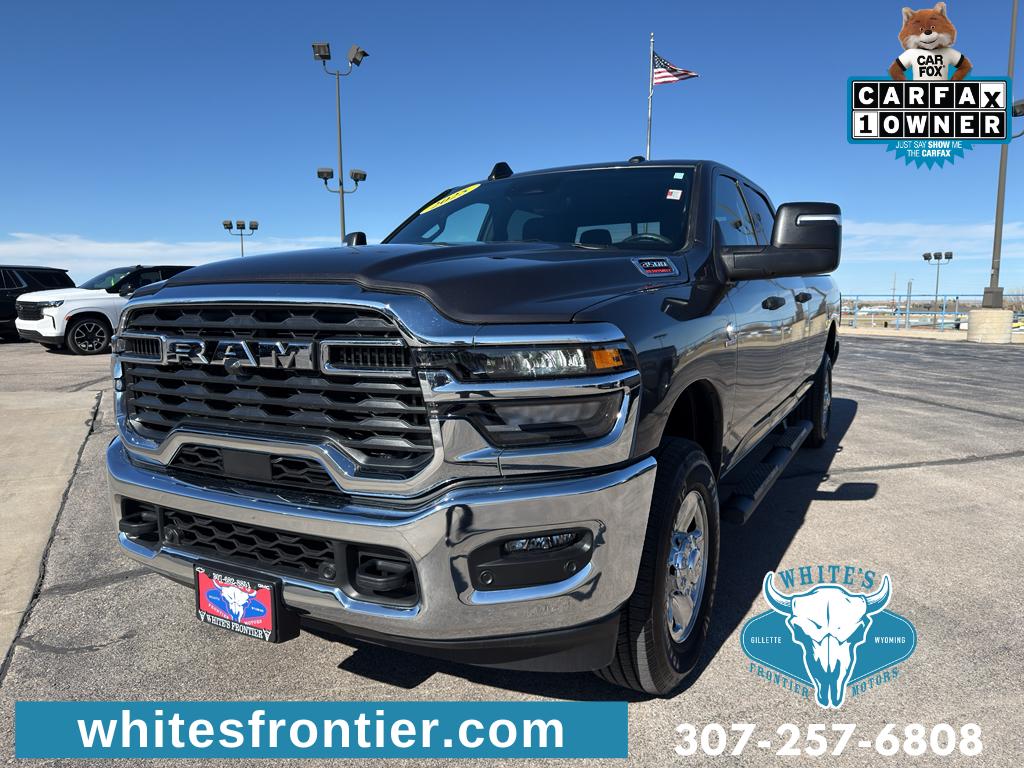 Gray (Granite Crystal Metallic Clearcoat) 2025 RAM 3500 Tradesman Crew Cab LB 4WD Pickup Truck Four-Wheel Drive 8-Speed Automatic