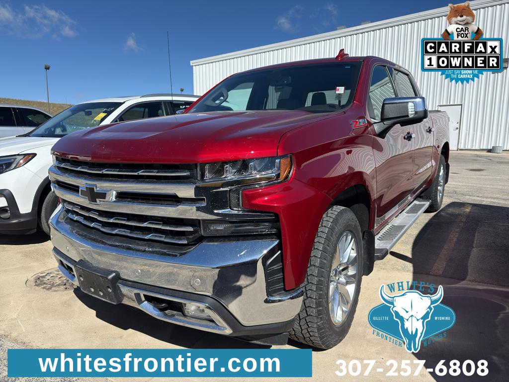 Cherry Red Tintcoat 2022 Chevrolet Silverado 1500 LTZ Crew Cab 4WD Pickup Truck Four-Wheel Drive 8-Speed Automatic