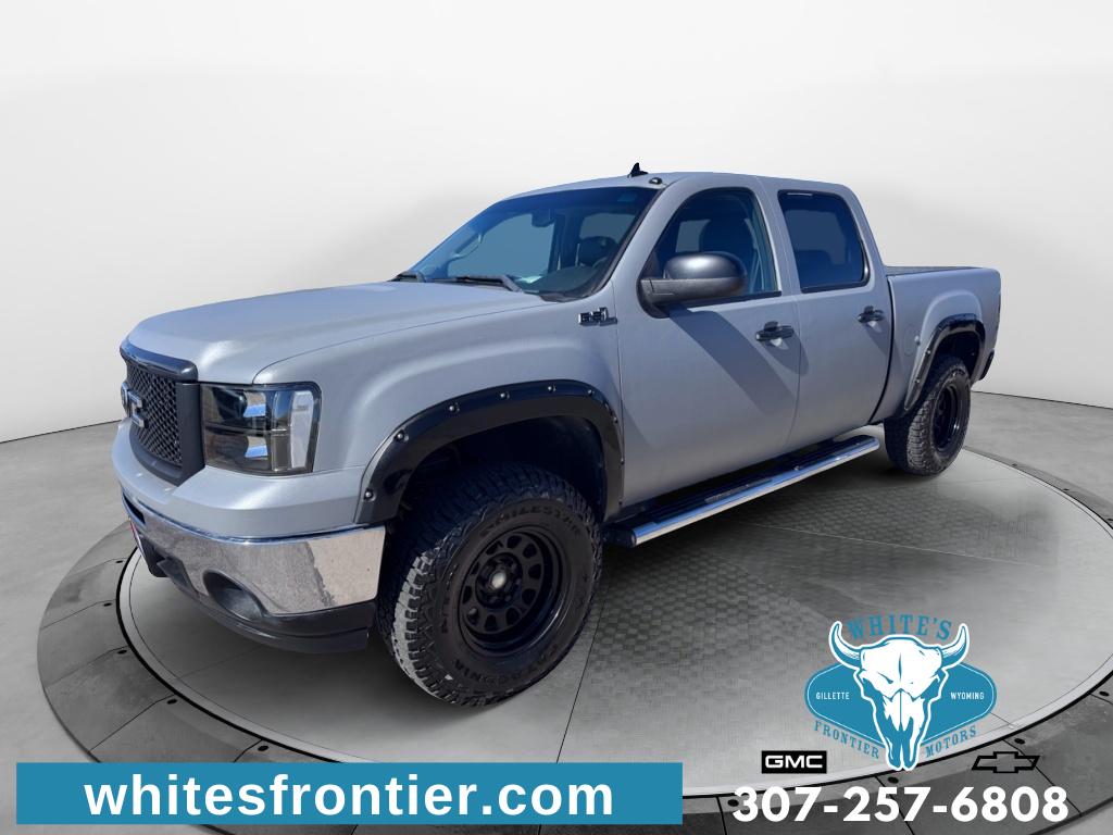 Onyx Black 2011 GMC Sierra 1500 SLT Crew Cab 4WD Pickup Truck Four-Wheel Drive 6-Speed Automatic