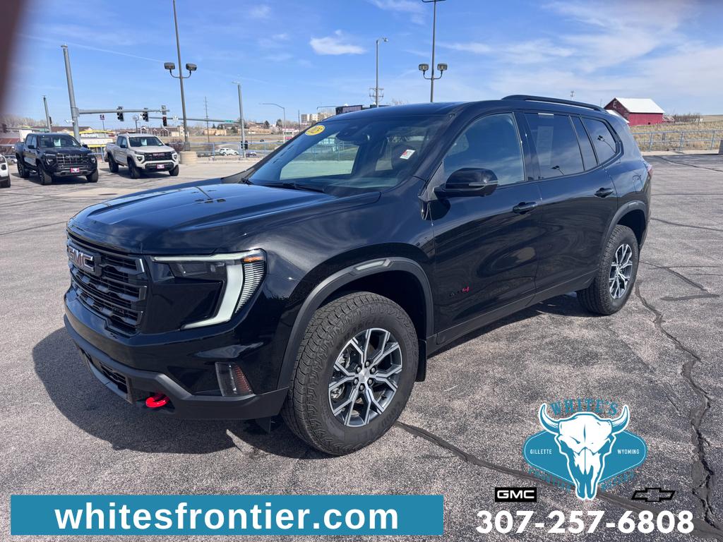 Black (Ebony Twilight Metallic) 2025 GMC Acadia AT4 AWD SUV / Crossover Four-Wheel Drive 8-Speed Automatic