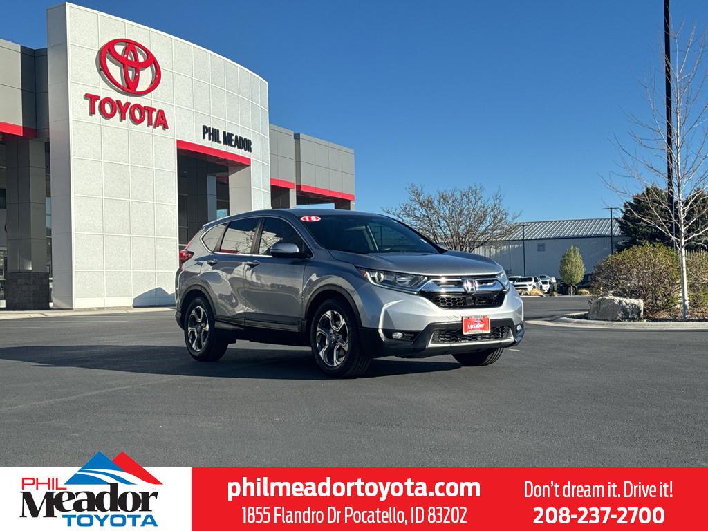 Lunar Silver Metallic 2018 Honda CR-V EX FWD SUV / Crossover Front-Wheel Drive Continuously Variable Transmission