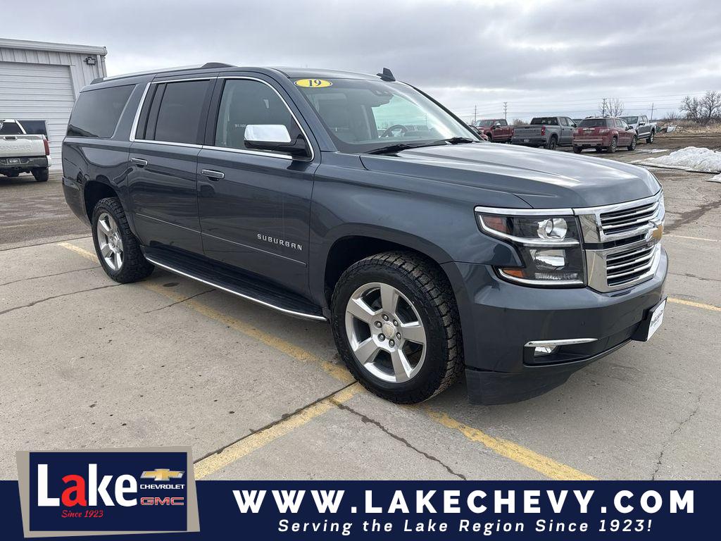 Shadow Gray Metallic 2019 Chevrolet Suburban 1500 Premier 4WD SUV / Crossover Four-Wheel Drive 6-Speed Automatic