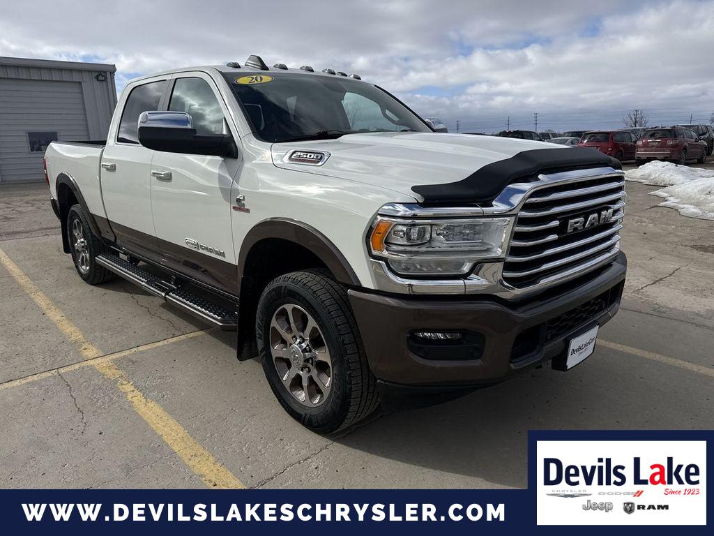 Pearl White 2020 RAM 2500 Pickup Truck 6-Speed Automatic