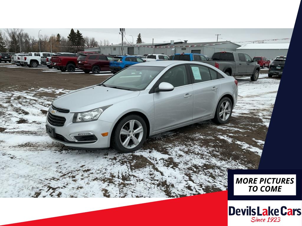 Silver 2015 Chevrolet Cruze 2LT Sedan FWD Sedan Front-Wheel Drive 6-Speed Automatic