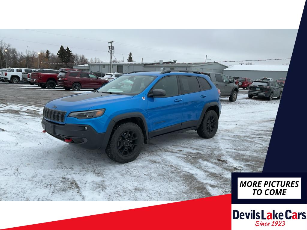 Hydro Blue Pearlcoat 2019 Jeep Cherokee Trailhawk 4WD SUV / Crossover Four-Wheel Drive 9-Speed Automatic