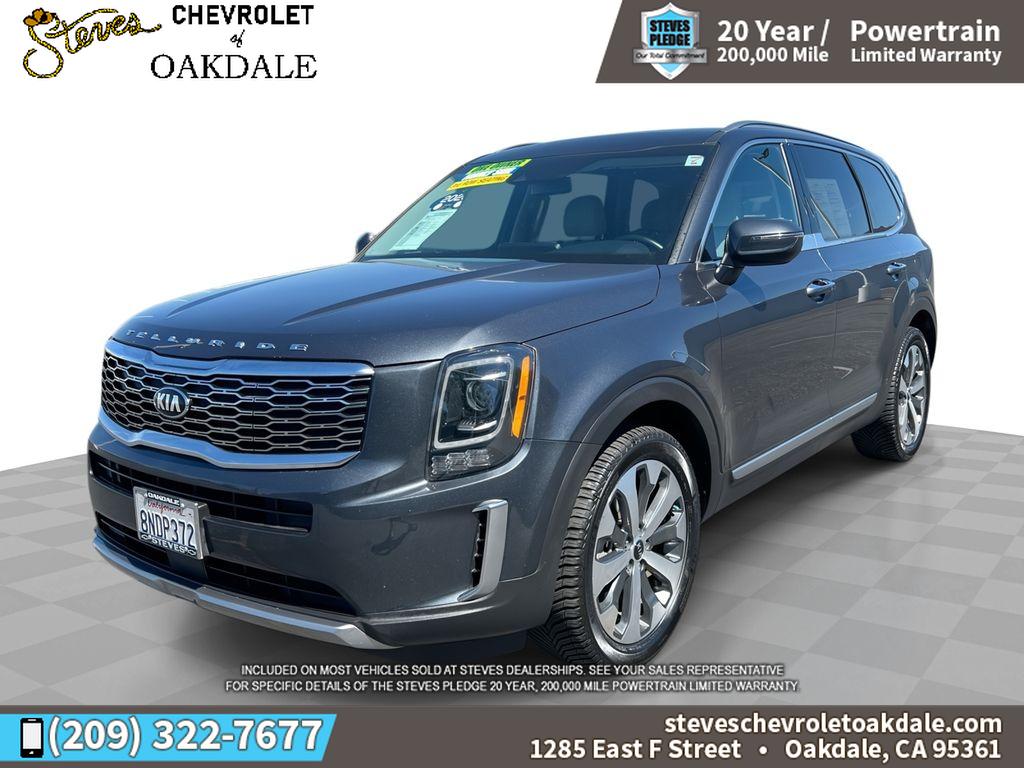 Gray (Gravity grey) 2020 Kia Telluride S FWD SUV / Crossover Front-Wheel Drive 8-Speed Automatic