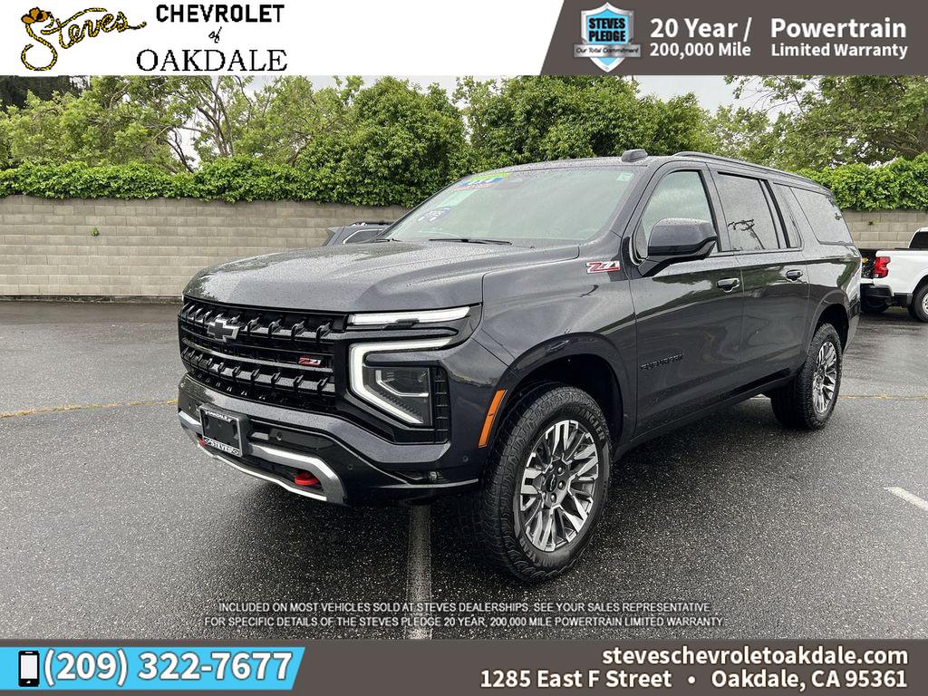 Black 2025 Chevrolet Suburban Z71 4WD SUV / Crossover Four-Wheel Drive Automatic