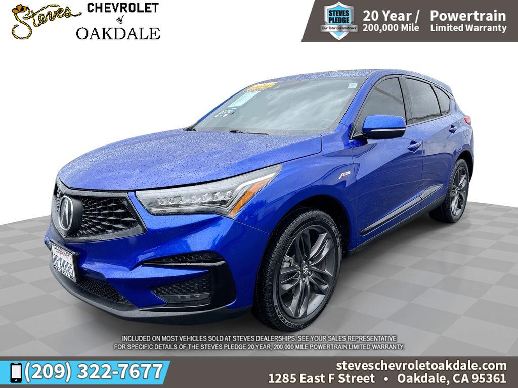 Apex Blue Pearl 2020 Acura RDX FWD with A-Spec Package SUV / Crossover Front-Wheel Drive Automatic