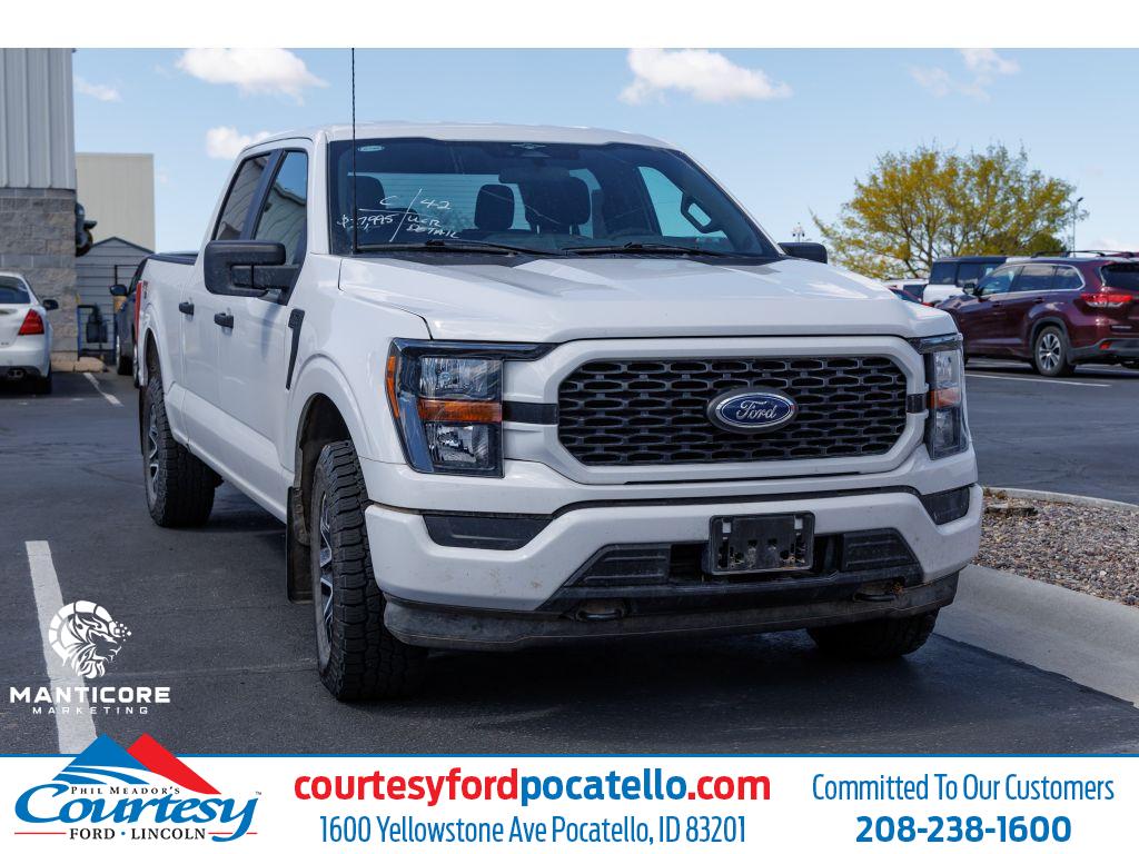 White 2023 Ford F-150 Pickup Truck Four-Wheel Drive Automatic