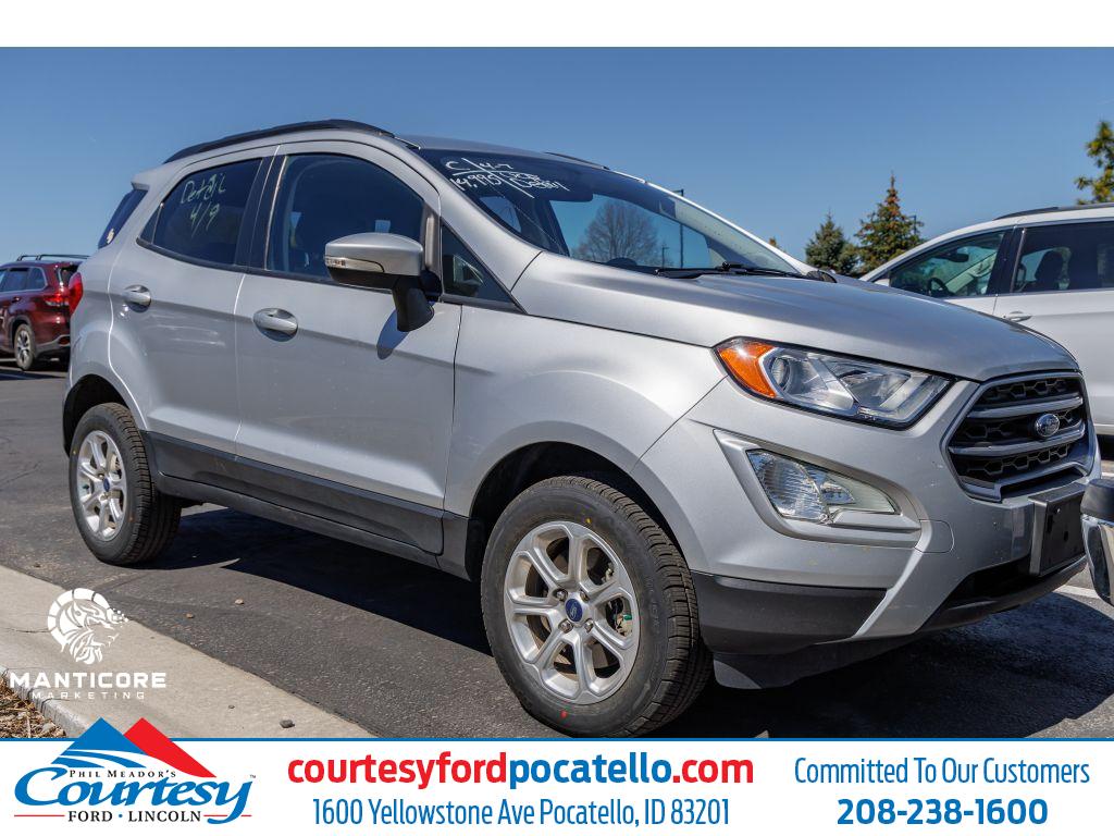 Silver 2020 Ford EcoSport SE AWD SUV / Crossover All-Wheel Drive 6-Speed Automatic