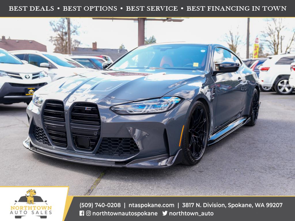 Gray 2024 BMW M4 Competition xDrive Coupe AWD Coupe All-Wheel Drive Automatic