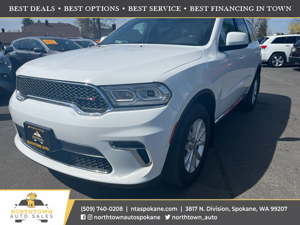 White 2022 Dodge Durango SXT AWD SUV / Crossover All-Wheel Drive Automatic