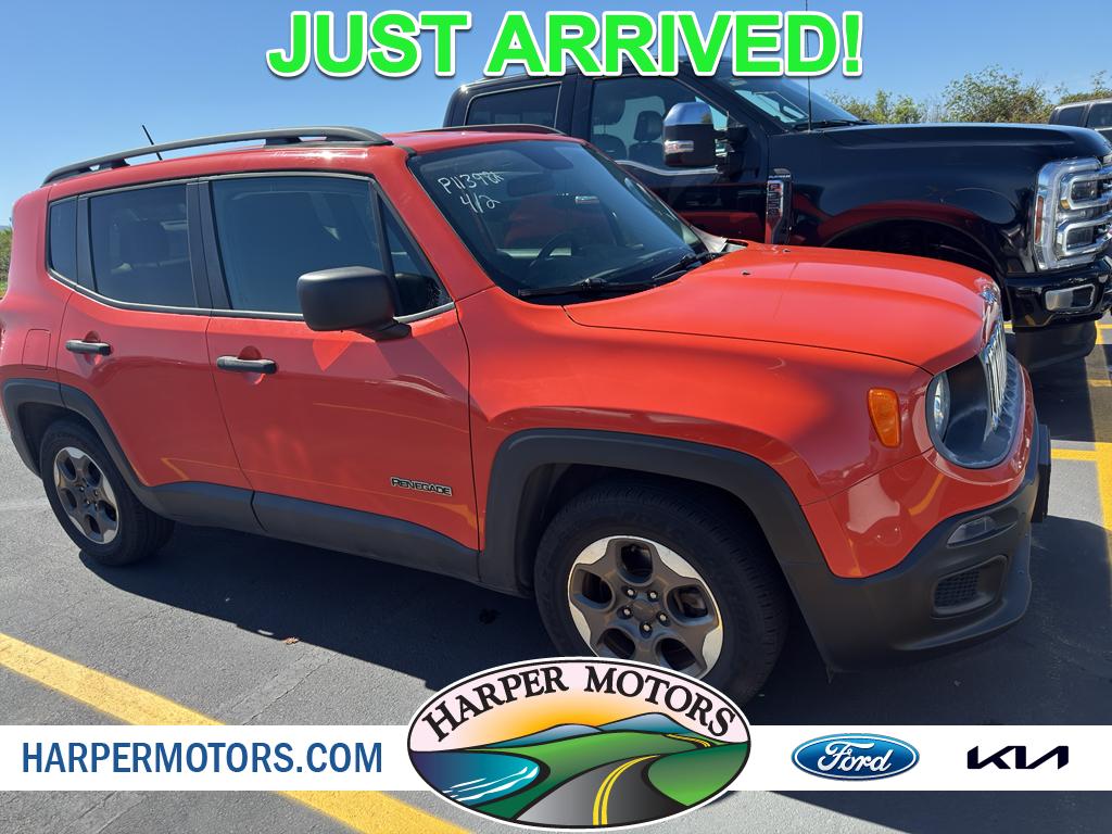 Omaha Orange 2016 Jeep Renegade Sport SUV / Crossover Front-Wheel Drive 6-Speed Manual