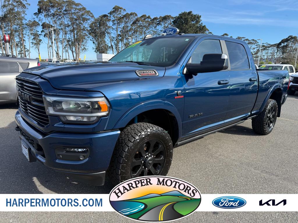 Patriot Blue Pearlcoat 2021 RAM 2500 Laramie Crew Cab 4WD Pickup Truck Four-Wheel Drive 6-Speed Automatic