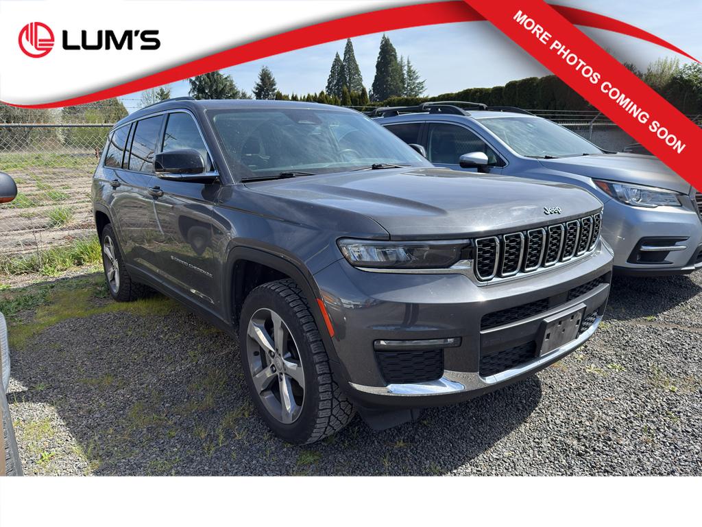 Baltic Gray Metallic Clearcoat 2021 Jeep Grand Cherokee L Limited 4WD SUV / Crossover Four-Wheel Drive 8-Speed Automatic
