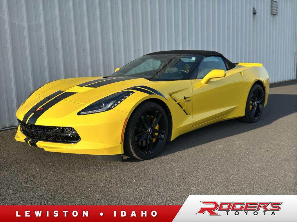 Corvette Racing Yellow Tintcoat 2016 Chevrolet Corvette Stingray Z51 3LT Convertible RWD Convertible Rear-Wheel Drive 8-Speed Automatic