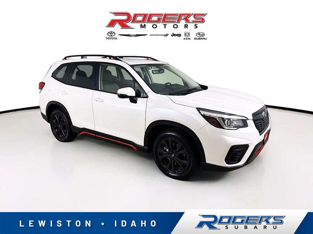 White 2019 Subaru Forester 2.5i Sport AWD SUV / Crossover All-Wheel Drive Continuously Variable Transmission