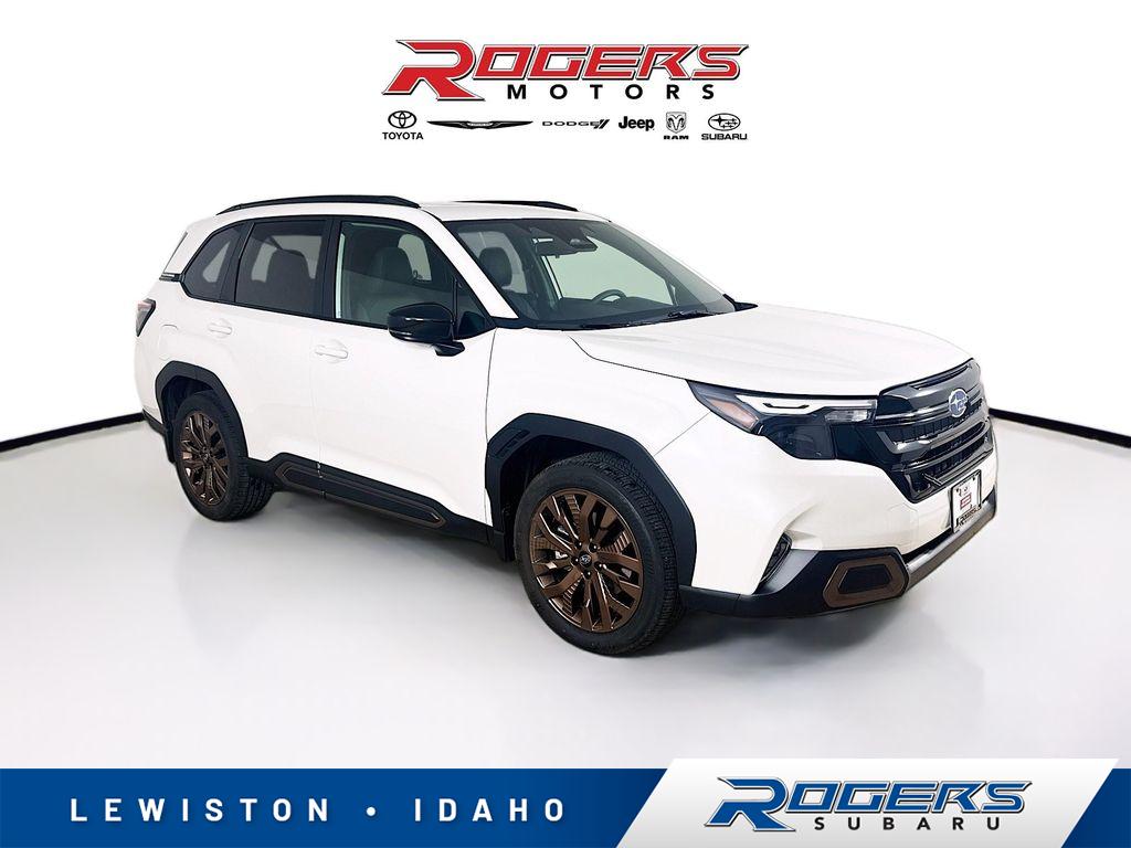 Crystal White Pearl 2026 Subaru Forester Sport Crossover AWD SUV / Crossover All-Wheel Drive Continuously Variable Transmission