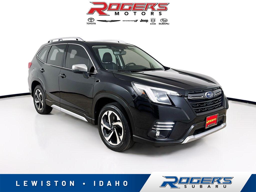 Black 2023 Subaru Forester Touring Crossover AWD SUV / Crossover All-Wheel Drive Continuously Variable Transmission