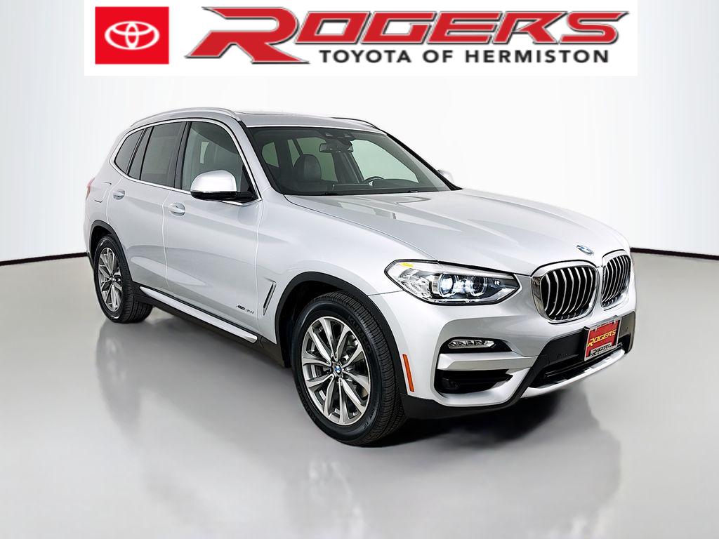 Glacier Silver Metallic 2018 BMW X3 xDrive30i AWD SUV / Crossover All-Wheel Drive 8-Speed Automatic