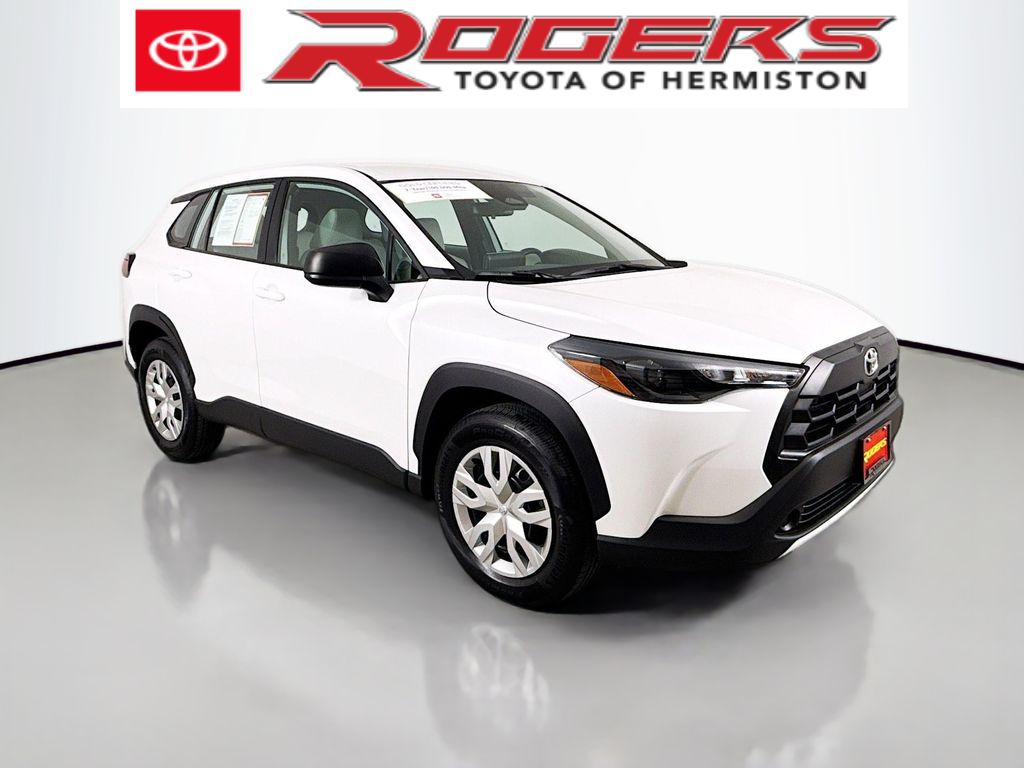 White (Wind Chill Pearl) 2026 Toyota Corolla Cross L AWD SUV / Crossover All-Wheel Drive Continuously Variable Transmission