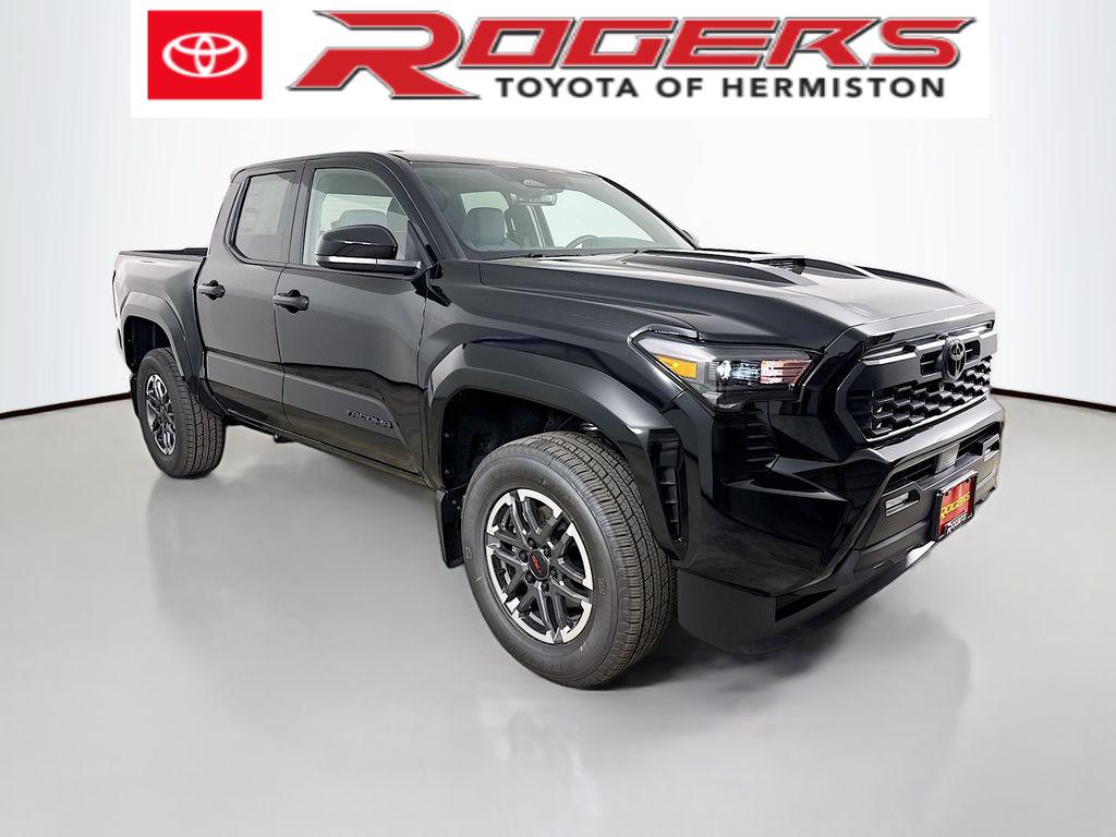 Black 2026 Toyota Tacoma TRD Sport Double Cab 4WD Pickup Truck Four-Wheel Drive 8-Speed Automatic