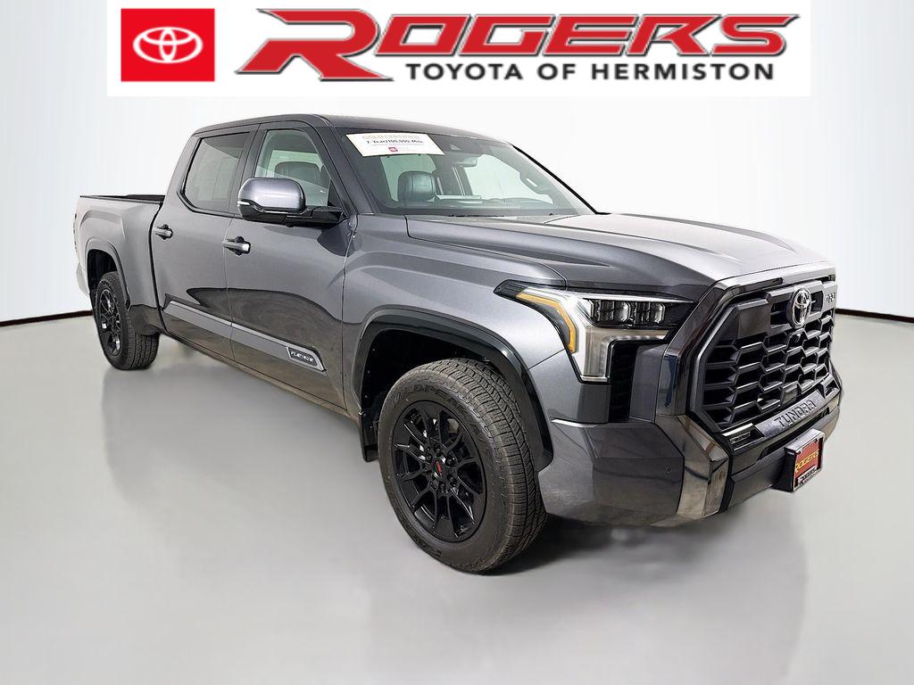 Magnetic Gray Metallic 2026 Toyota Tundra Platinum CrewMax Cab LB 4WD Pickup Truck Four-Wheel Drive Automatic