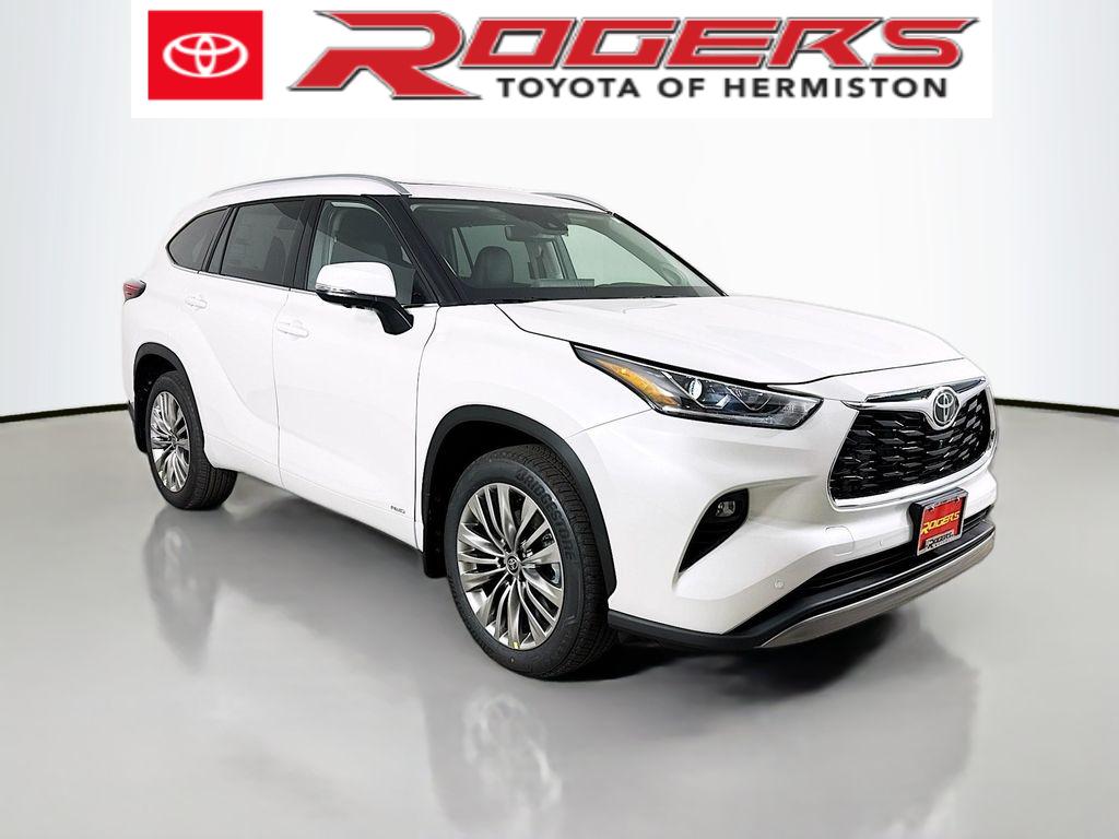 White (Wind Chill Pearl) 2026 Toyota Highlander Hybrid Platinum AWD SUV / Crossover All-Wheel Drive Continuously Variable Transmission