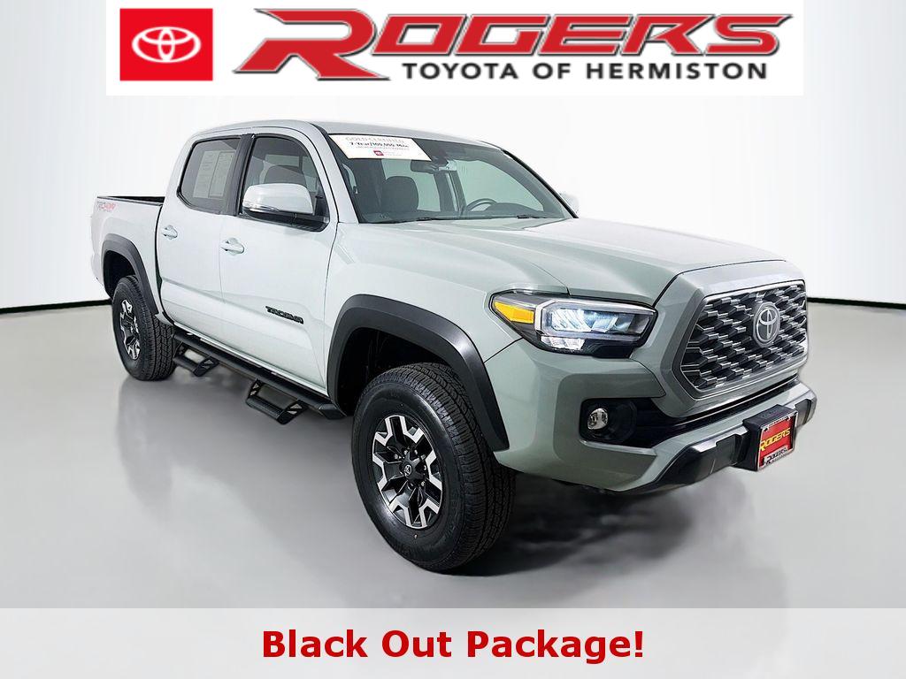 Lunar Rock 2023 Toyota Tacoma TRD Off Road Double Cab 4WD Pickup Truck Four-Wheel Drive 6-Speed Automatic
