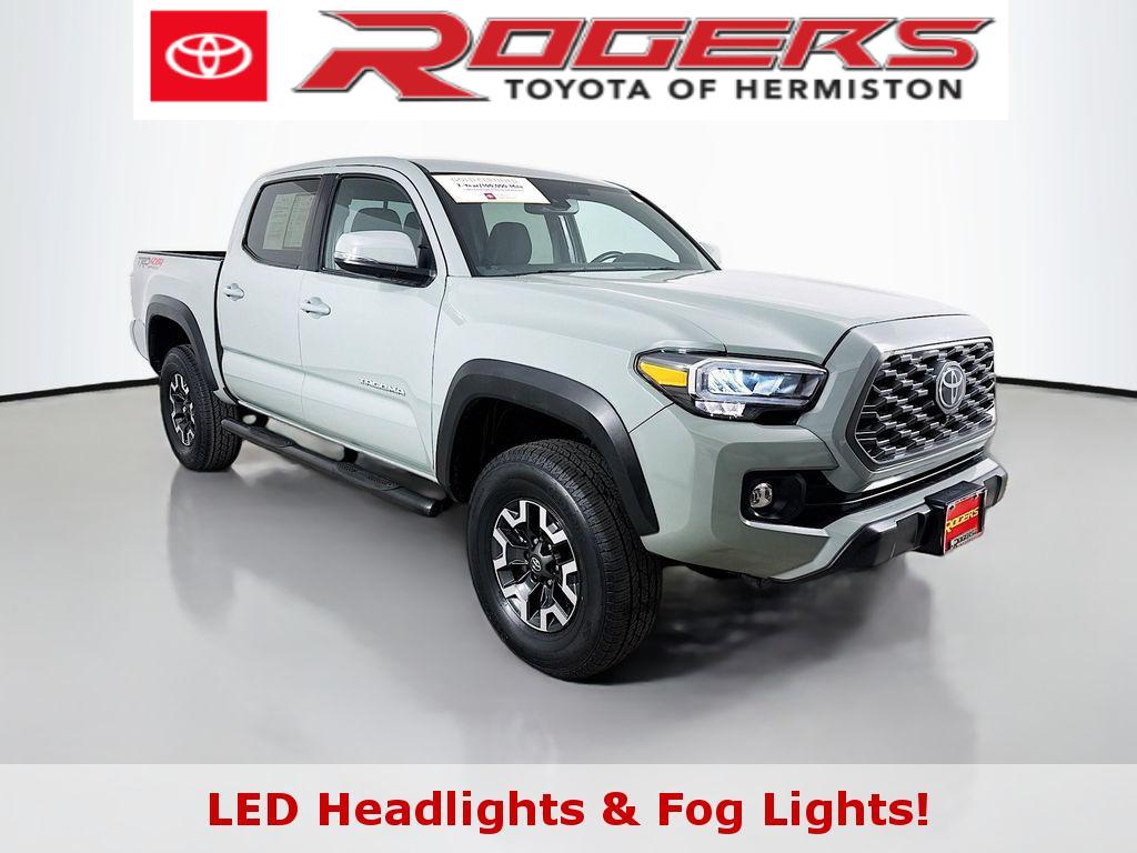 Lunar Rock 2023 Toyota Tacoma TRD Off Road Double Cab 4WD Pickup Truck Four-Wheel Drive 6-Speed Automatic