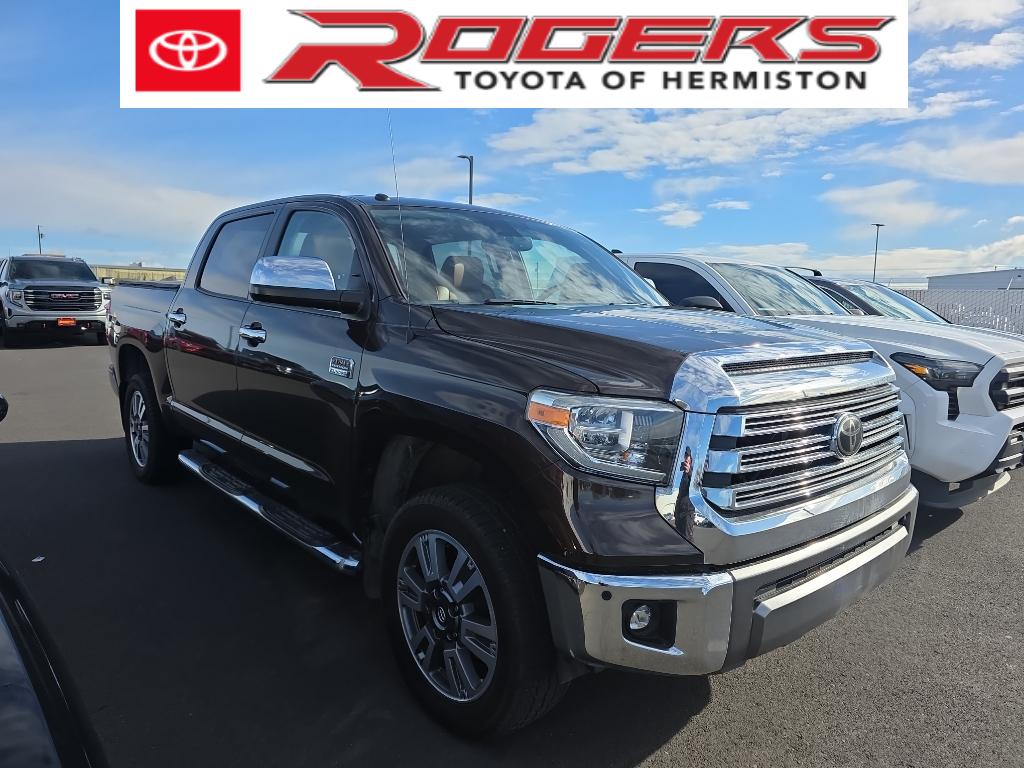 Smoked Mesquite 2018 Toyota Tundra Platinum CrewMax 5.7L 4WD Pickup Truck Four-Wheel Drive 6-Speed Automatic