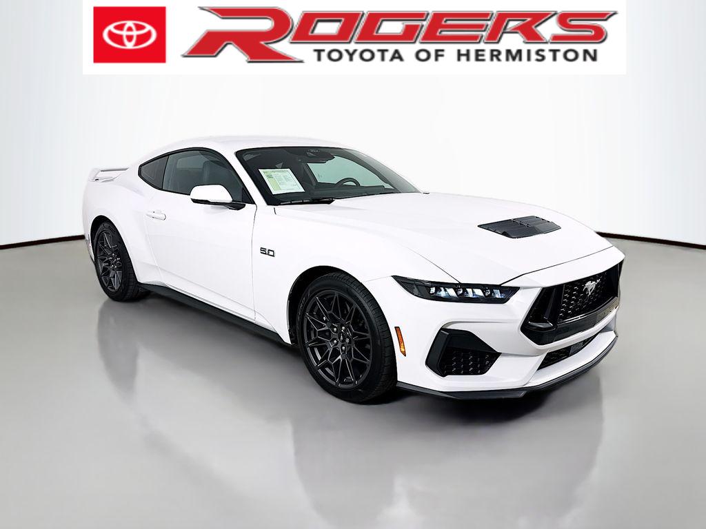 Oxford White 2025 Ford Mustang GT Premium Fastback RWD Coupe Rear-Wheel Drive Automatic