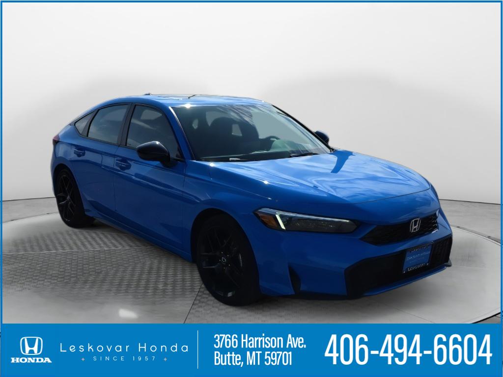 BOOST BLUE PEARL 2026 Honda Civic Hybrid Sport Hatchback FWD Hatchback Front-Wheel Drive Continuously Variable Transmission