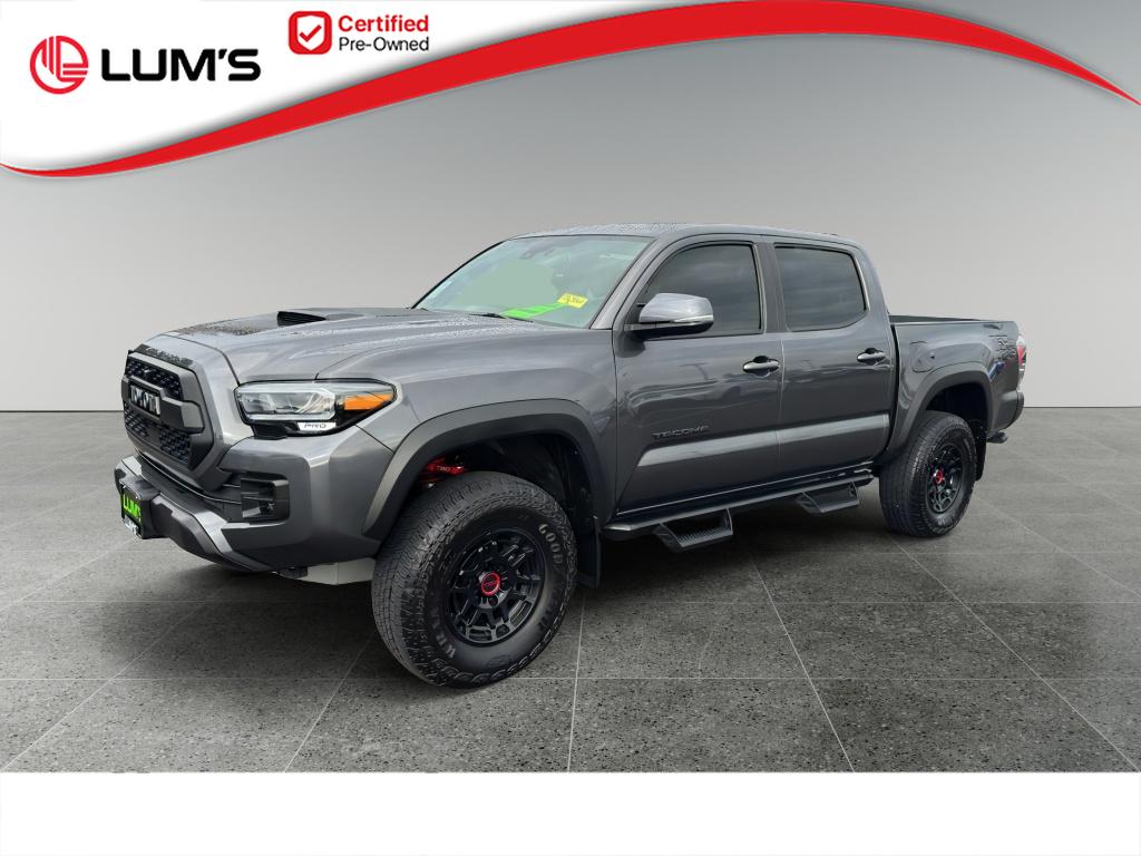 Magnetic Gray Metallic 2023 Toyota Tacoma TRD Pro Double Cab 4WD Pickup Truck Four-Wheel Drive 6-Speed Automatic