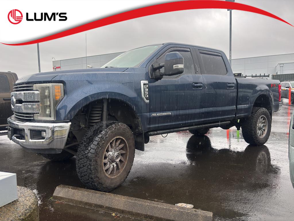 Blue Jeans Metallic 2017 Ford F-350 Super Duty Lariat Crew Cab 4WD Pickup Truck Four-Wheel Drive 6-Speed Automatic