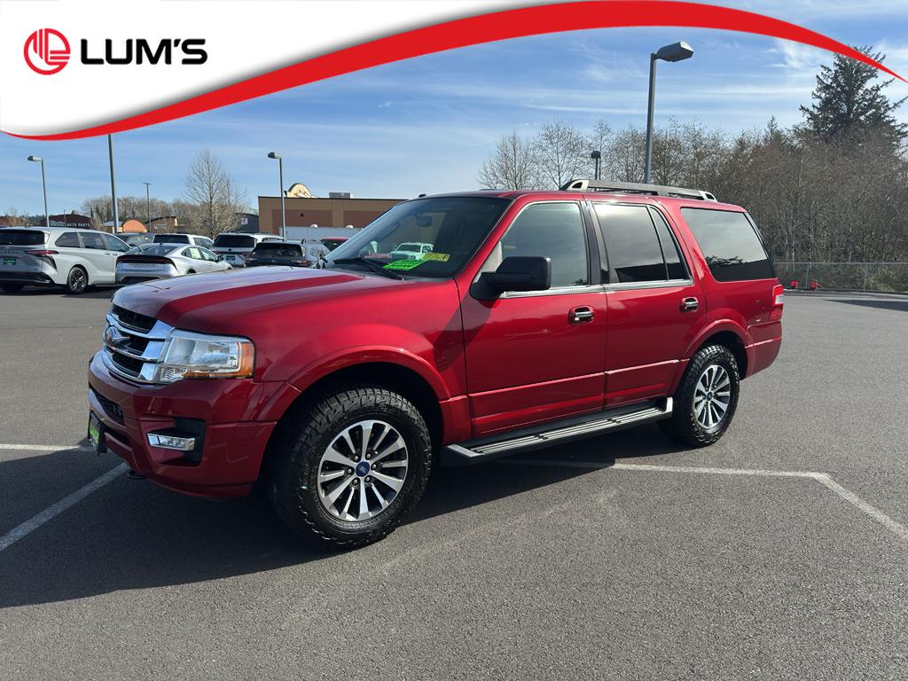 Ruby Red Metallic Tinted Clearcoat 2015 Ford Expedition XLT 4WD SUV / Crossover Four-Wheel Drive 6-Speed Automatic