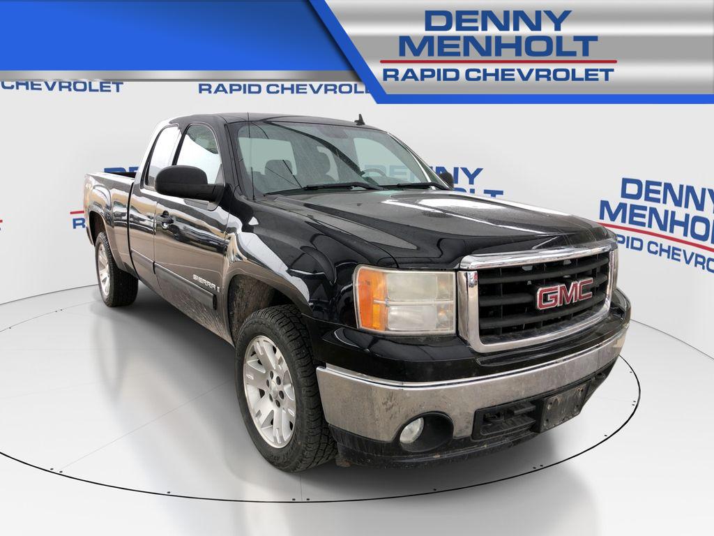 Onyx Black 2008 GMC Sierra 1500 SLE1 Ext. Cab SB 4WD Pickup Truck Four-Wheel Drive 4-Speed Automatic
