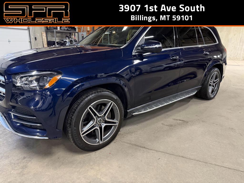 Lunar Blue Metallic 2022 Mercedes-Benz GLS 450 4MATIC SUV / Crossover All-Wheel Drive Automatic