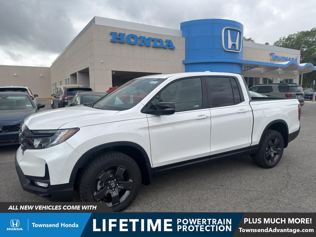 Platinum White Pearl 2026 Honda Ridgeline TrailSport AWD Pickup Truck All-Wheel Drive 9-Speed Automatic