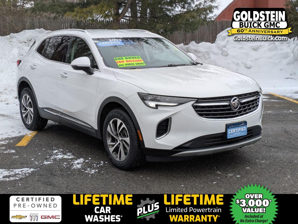 Summit White 2023 Buick Envision Essence AWD SUV / Crossover All-Wheel Drive Automatic