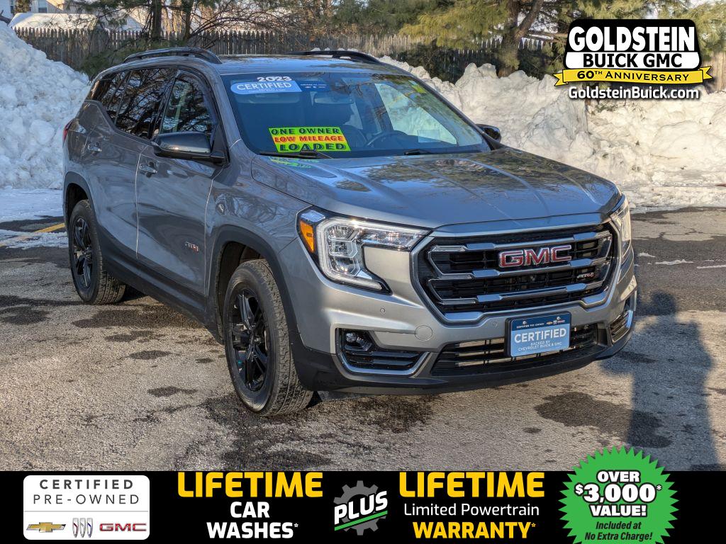 Sterling Metallic 2023 GMC Terrain AT4 AWD SUV / Crossover All-Wheel Drive Automatic