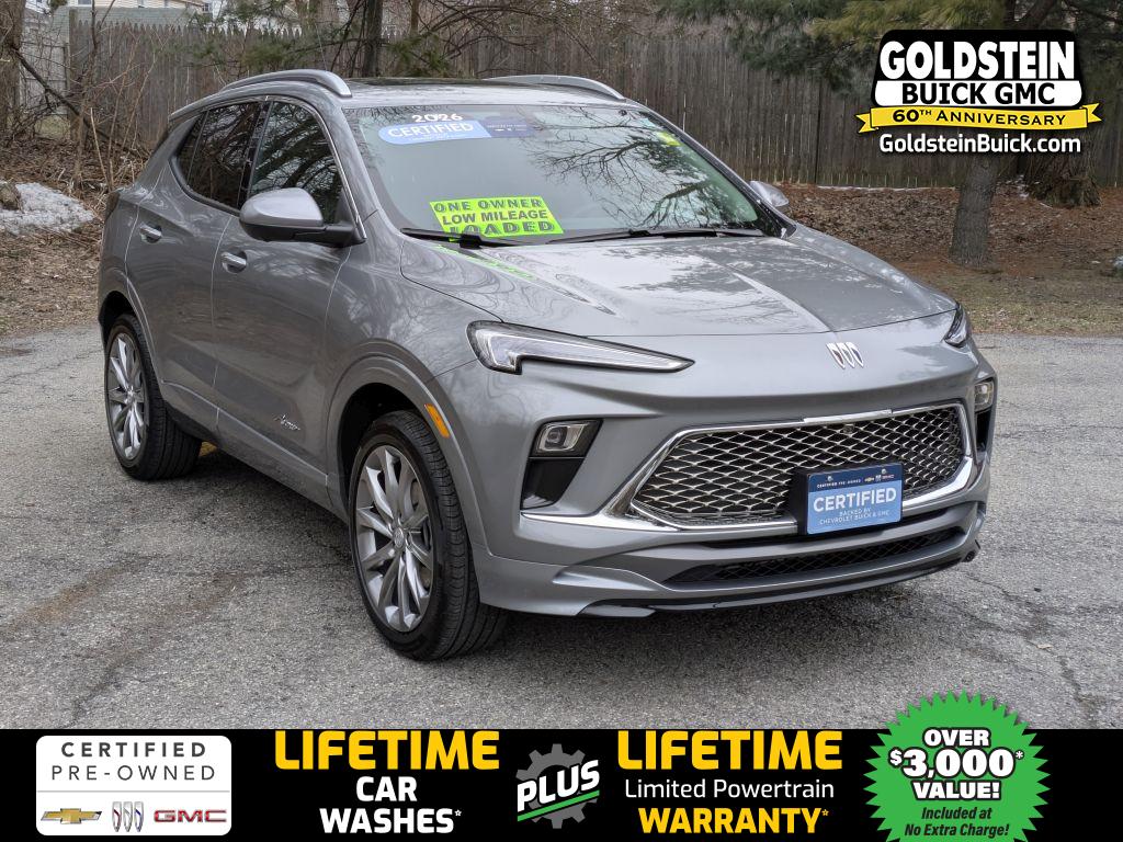 Moonstone Gray Metallic 2026 Buick Encore GX Avenir AWD SUV / Crossover All-Wheel Drive Automatic