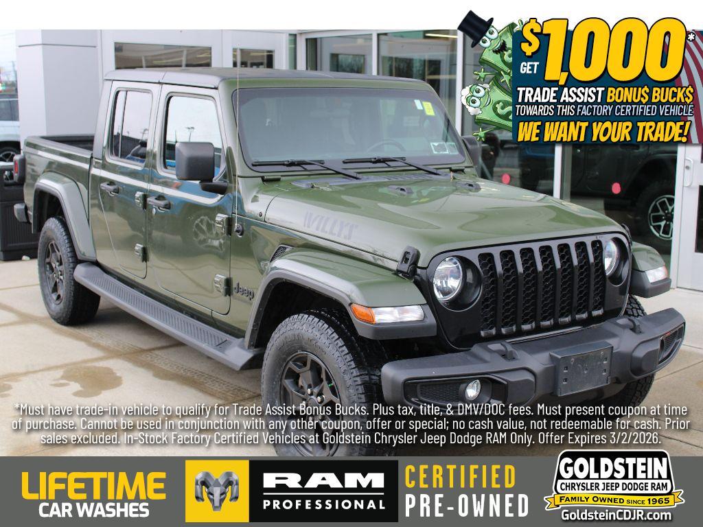 2021 Jeep Gladiator Willys Crew Cab 4WD