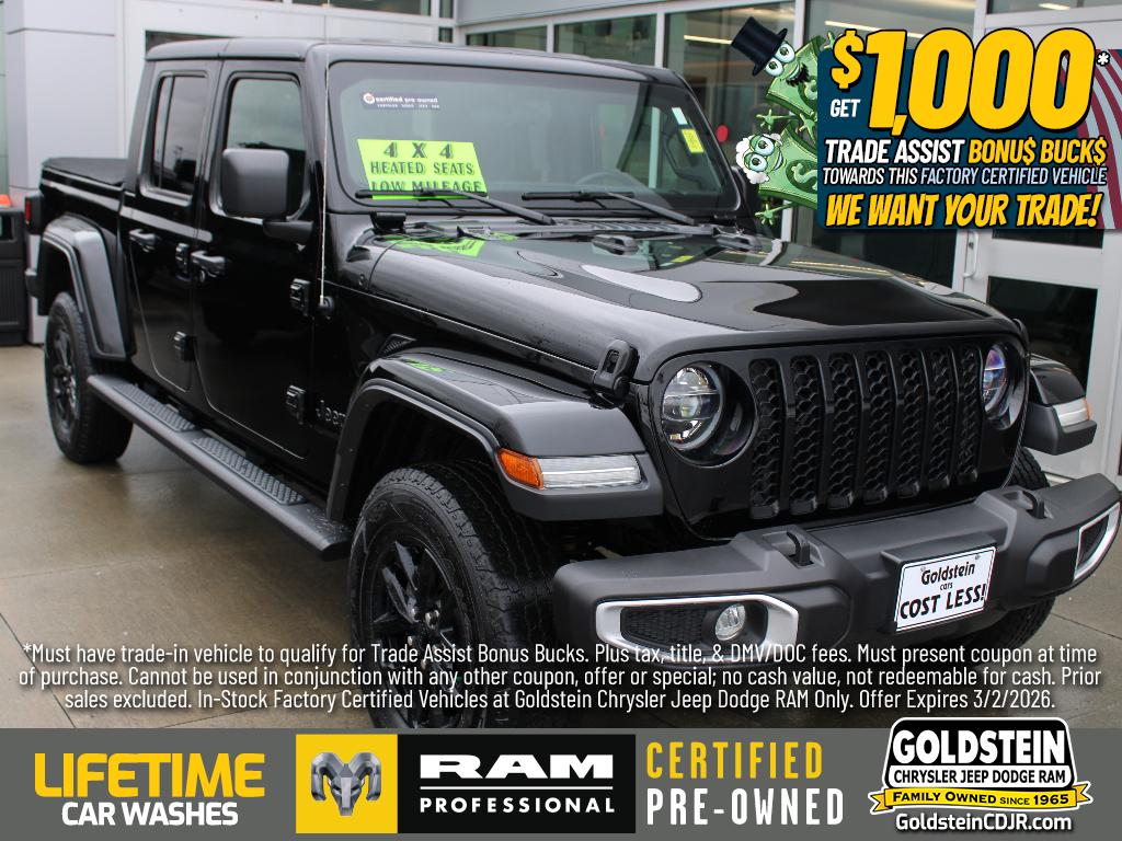 2022 Jeep Gladiator Sport S Crew Cab 4WD