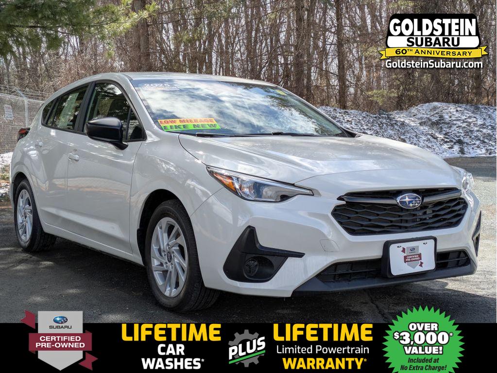 Crystal White Pearl 2025 Subaru Impreza AWD Wagon All-Wheel Drive Automatic