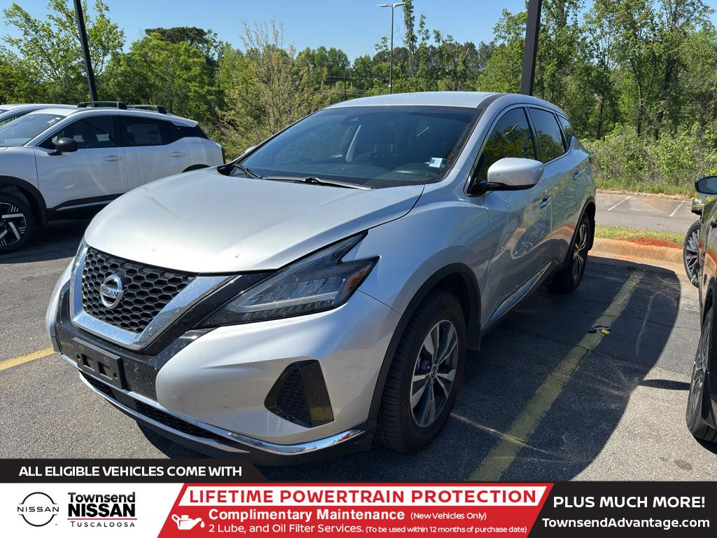Brilliant Silver Metallic 2021 Nissan Murano S FWD SUV / Crossover Front-Wheel Drive Continuously Variable Transmission
