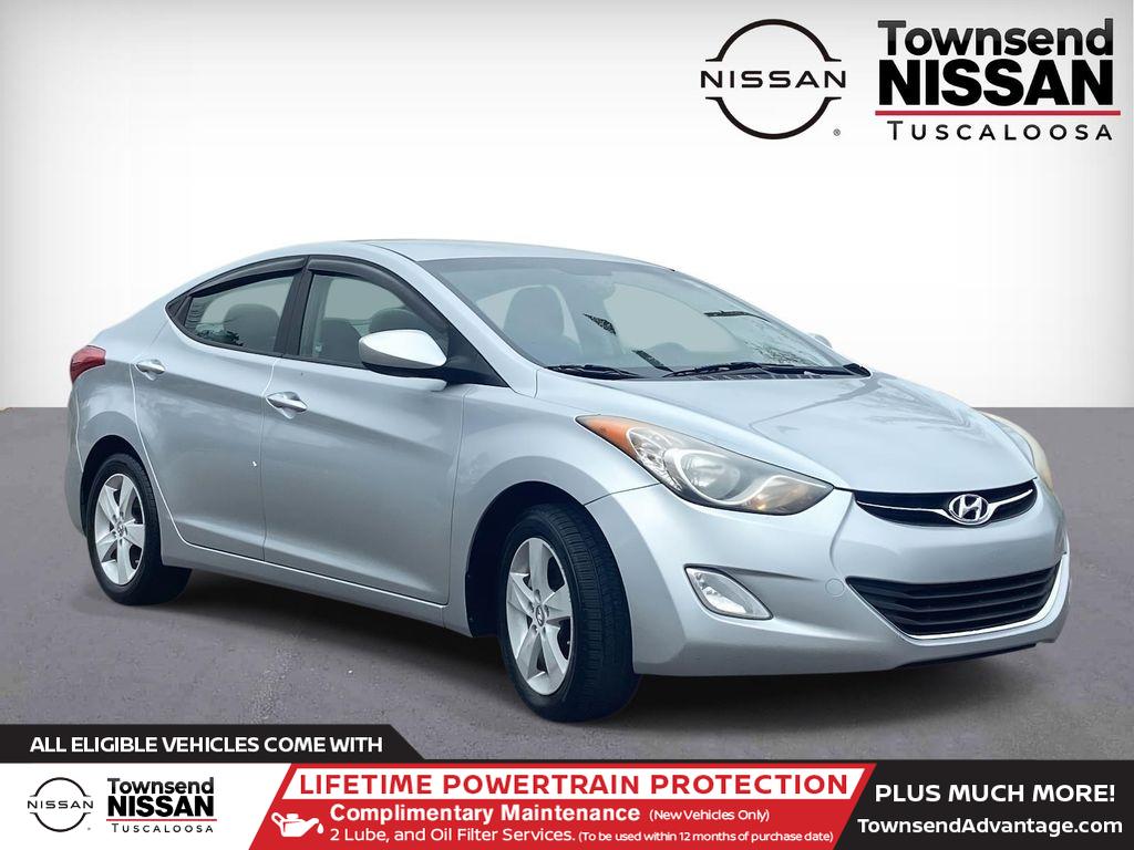 Radiant Silver 2012 Hyundai Elantra GLS FWD Sedan Front-Wheel Drive 6-Speed Automatic