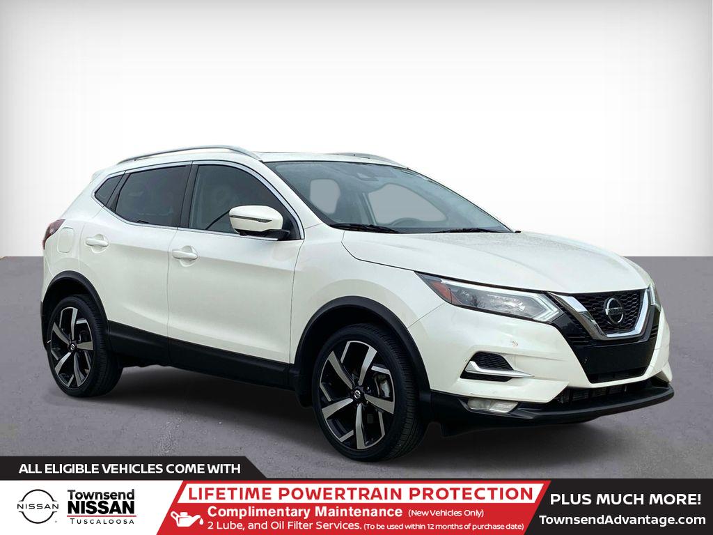Pearl White Tricoat 2021 Nissan Rogue Sport SL FWD SUV / Crossover Front-Wheel Drive Continuously Variable Transmission